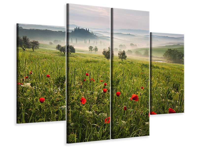 4-piece-canvas-print-tuscan-spring