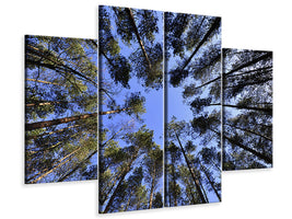 4-piece-canvas-print-under-high-treetops