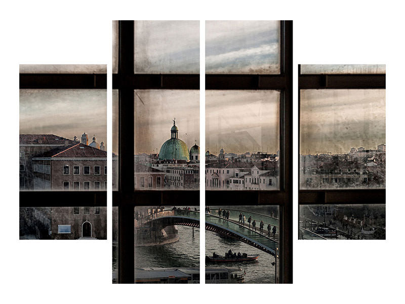 4-piece-canvas-print-venice-window