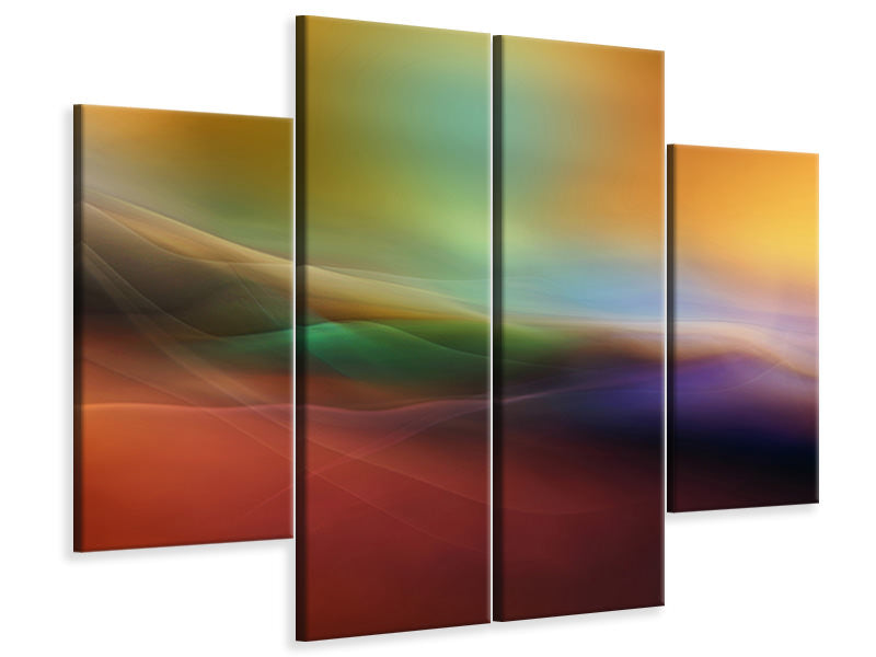 4-piece-canvas-print-watercolor-lines