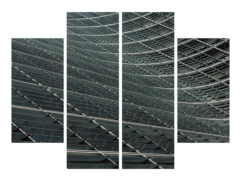 4-piece-canvas-print-wavy-lines