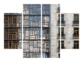 4-piece-canvas-print-window-mosaic