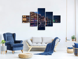 5-piece-canvas-print-amsterdam-windows-colors