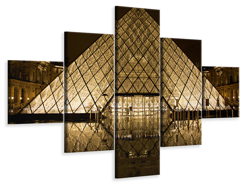 5-piece-canvas-print-at-night-at-the-louvre