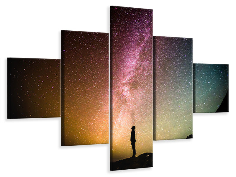 5-piece-canvas-print-at-the-milky-way