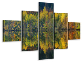 5-piece-canvas-print-autumnal-silence