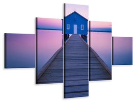 5-piece-canvas-print-boathouse