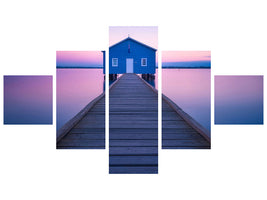 5-piece-canvas-print-boathouse