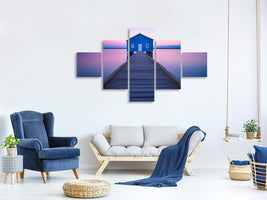 5-piece-canvas-print-boathouse