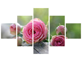 5-piece-canvas-print-bush-roses