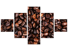 5-piece-canvas-print-coffee-beans-in-xxl