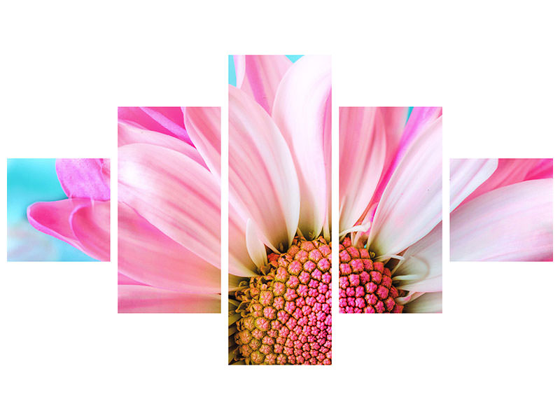 5-piece-canvas-print-colored-flower