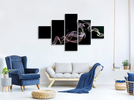 5-piece-canvas-print-colorful-smoke