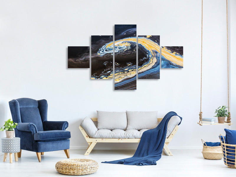 5-piece-canvas-print-colorful-wave