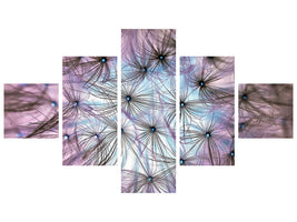 5-piece-canvas-print-dandelion-in-the-light-play
