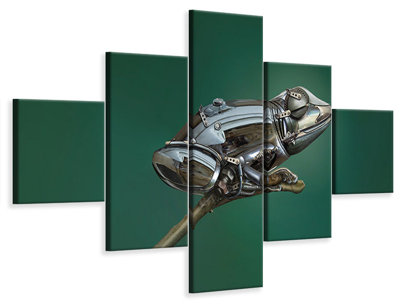 5-piece-canvas-print-frog