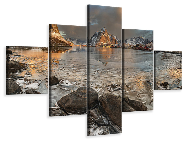 5-piece-canvas-print-frozen-reine