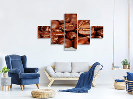 5-piece-canvas-print-giant-coffee-beans