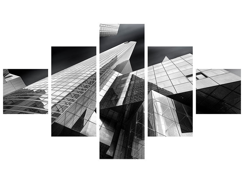 5-piece-canvas-print-glass-city