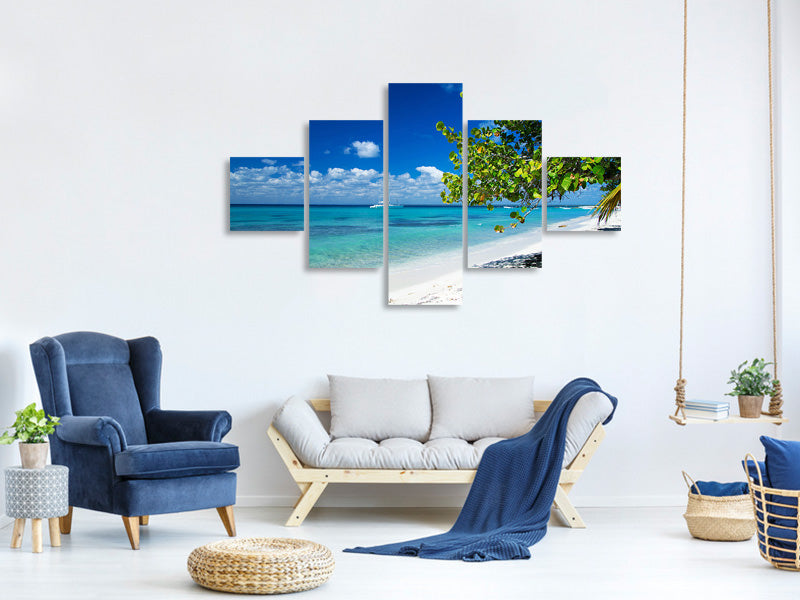 5-piece-canvas-print-happy-beach