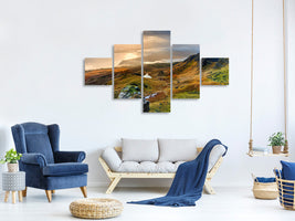 5-piece-canvas-print-idyllic-mountain-landscape