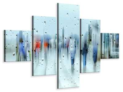 5-piece-canvas-print-its-raining