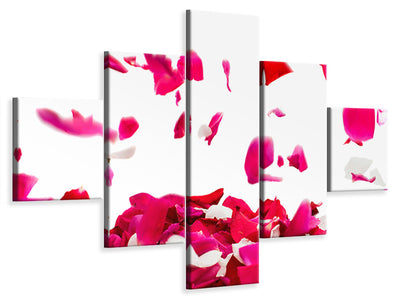 5-piece-canvas-print-let-it-rain-red-roses-for-me