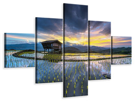 5-piece-canvas-print-light-in-rice