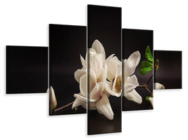 5-piece-canvas-print-magnolia