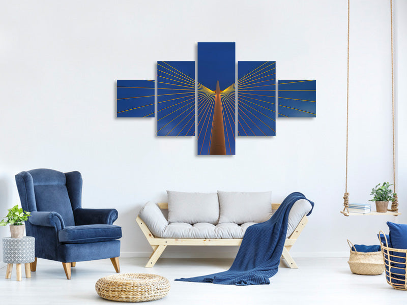 5-piece-canvas-print-metal-angel