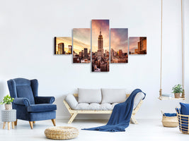 5-piece-canvas-print-midtown-sunset