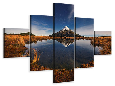 5-piece-canvas-print-mount-taranaki