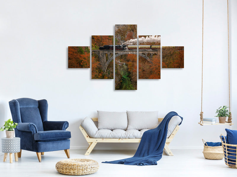 5-piece-canvas-print-museum-train