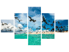 5-piece-canvas-print-ocean-bird