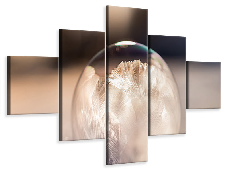 5-piece-canvas-print-ornate-bubble