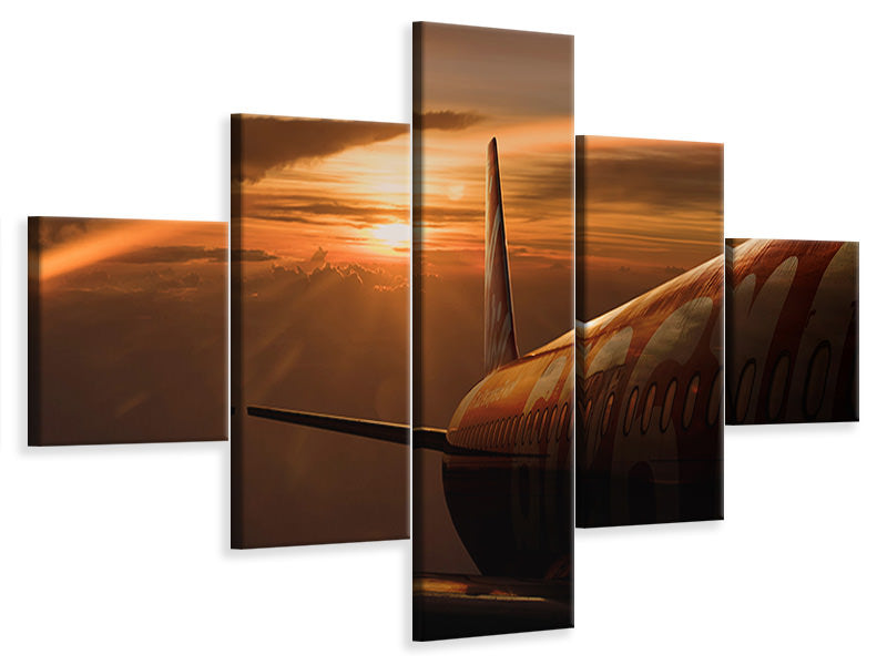 5-piece-canvas-print-out-of-the-flight