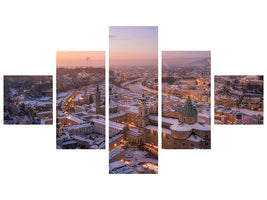 5-piece-canvas-print-salzburg