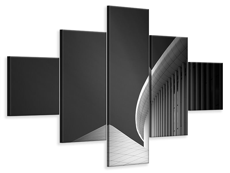 5-piece-canvas-print-symphony-of-lines