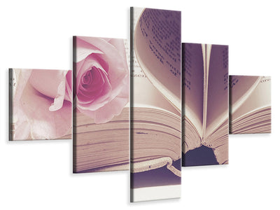 5-piece-canvas-print-the-book-of-love