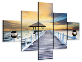 5-piece-canvas-print-the-bridge-into-the-sea