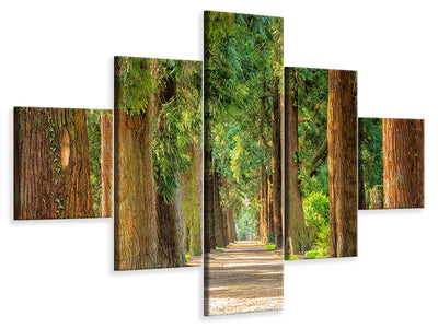 5-piece-canvas-print-the-green-avenue