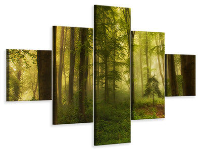 5-piece-canvas-print-the-little-tree