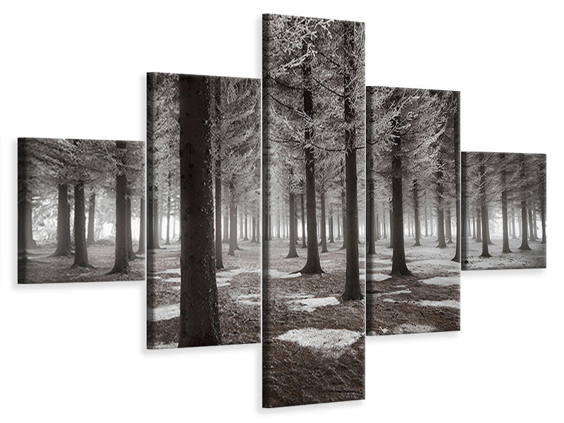 5-piece-canvas-print-the-onset-of-winter