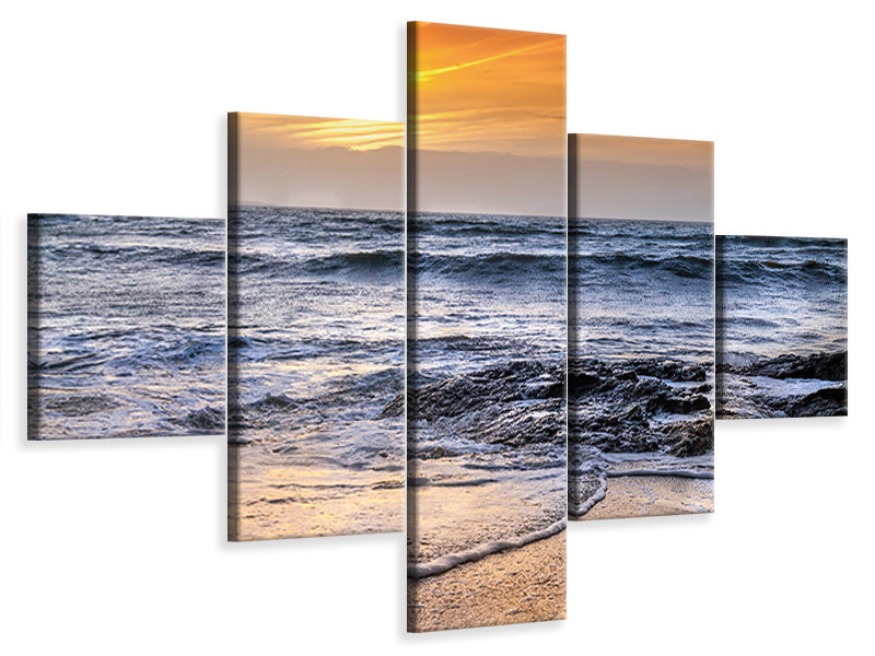 5-piece-canvas-print-the-sea