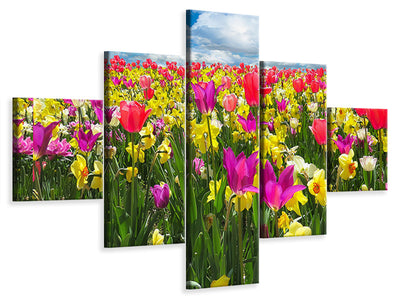 5-piece-canvas-print-the-spring-awakening