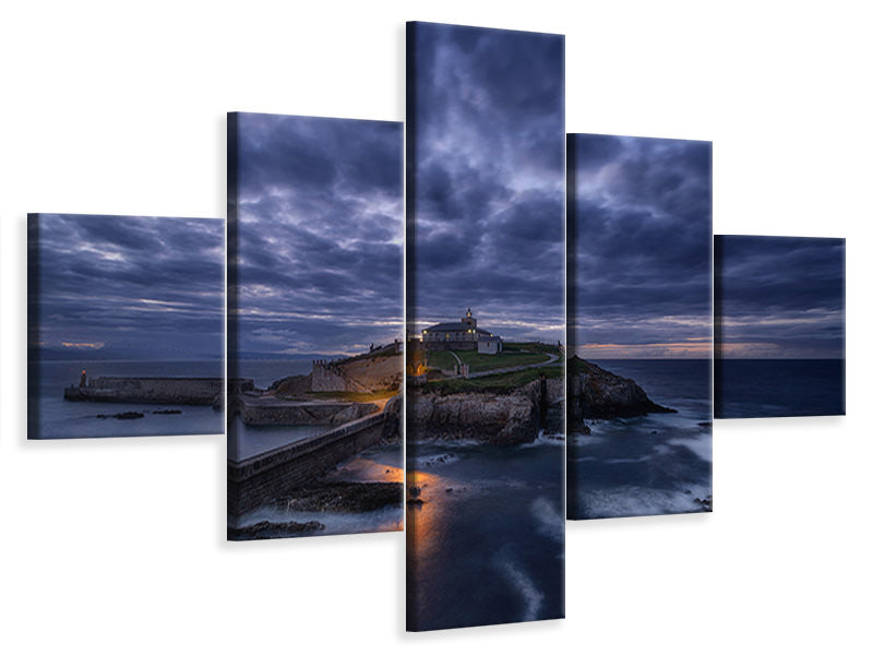 5-piece-canvas-print-ultimas-luces-en-el-faro