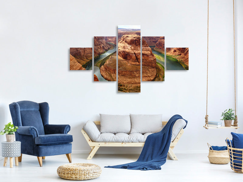 5-piece-canvas-print-view-of-the-grand-canyon