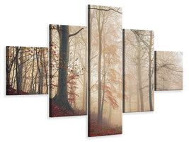 5-piece-canvas-print-waiting-for-the-deer