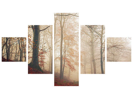 5-piece-canvas-print-waiting-for-the-deer