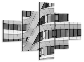 5-piece-canvas-print-wavy-facade